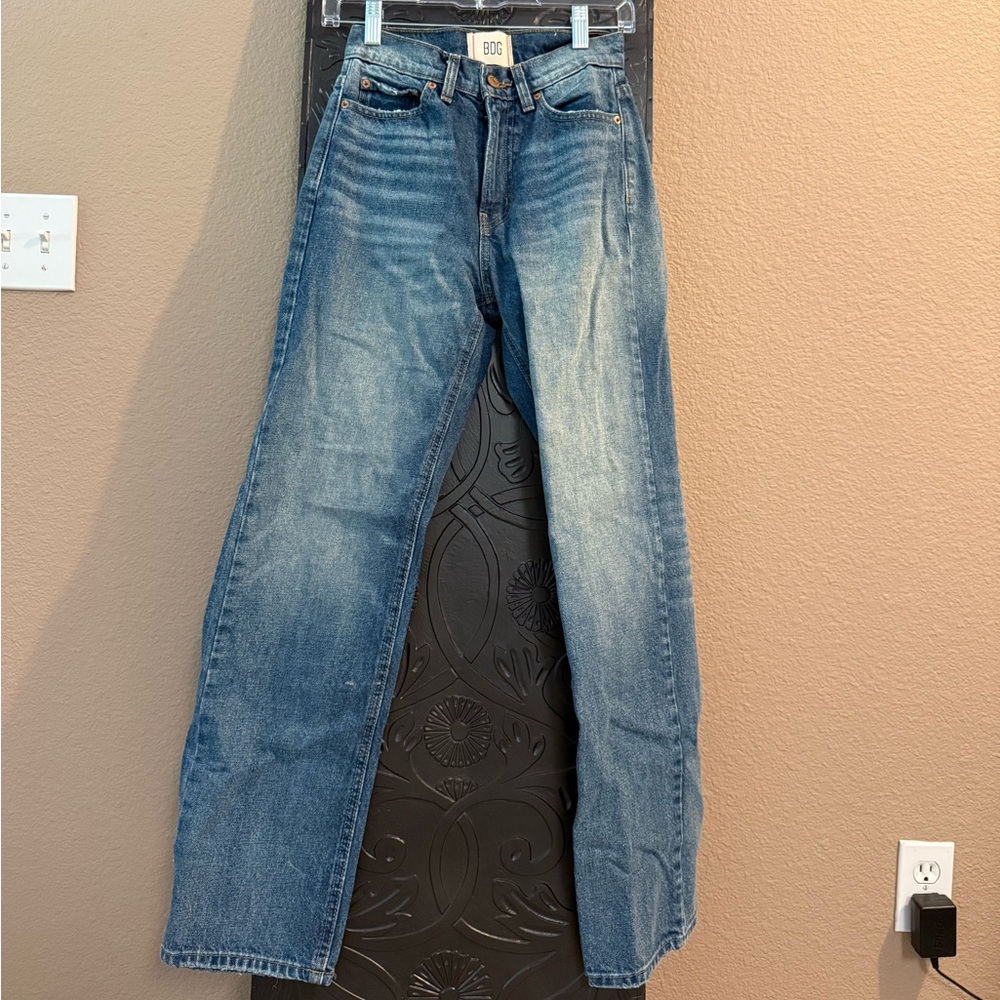 BDG Straight Leg Blue Jeans
